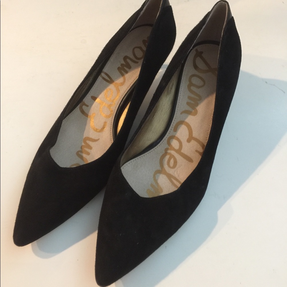 Sam Edelman Laura Suede Kitten Heels 8.5